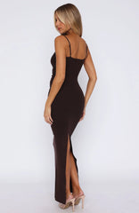 Break It Off Maxi Dress Espresso