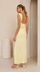 Sachio Maxi Dress - Yellow