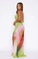 Secret Sounds Maxi Dress Citrus Bloom