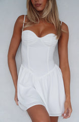 You're A Problem Mini Dress White