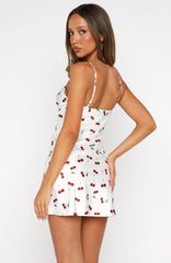 Let's Get Going Mini Dress Cherry