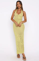 Only You Knit Maxi Dress Citrus