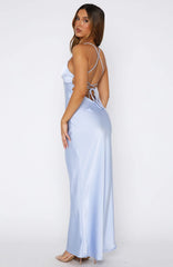 It's Not The Same Maxi Dress Baby Blue