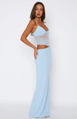 Call Me Up Maxi Dress Blue
