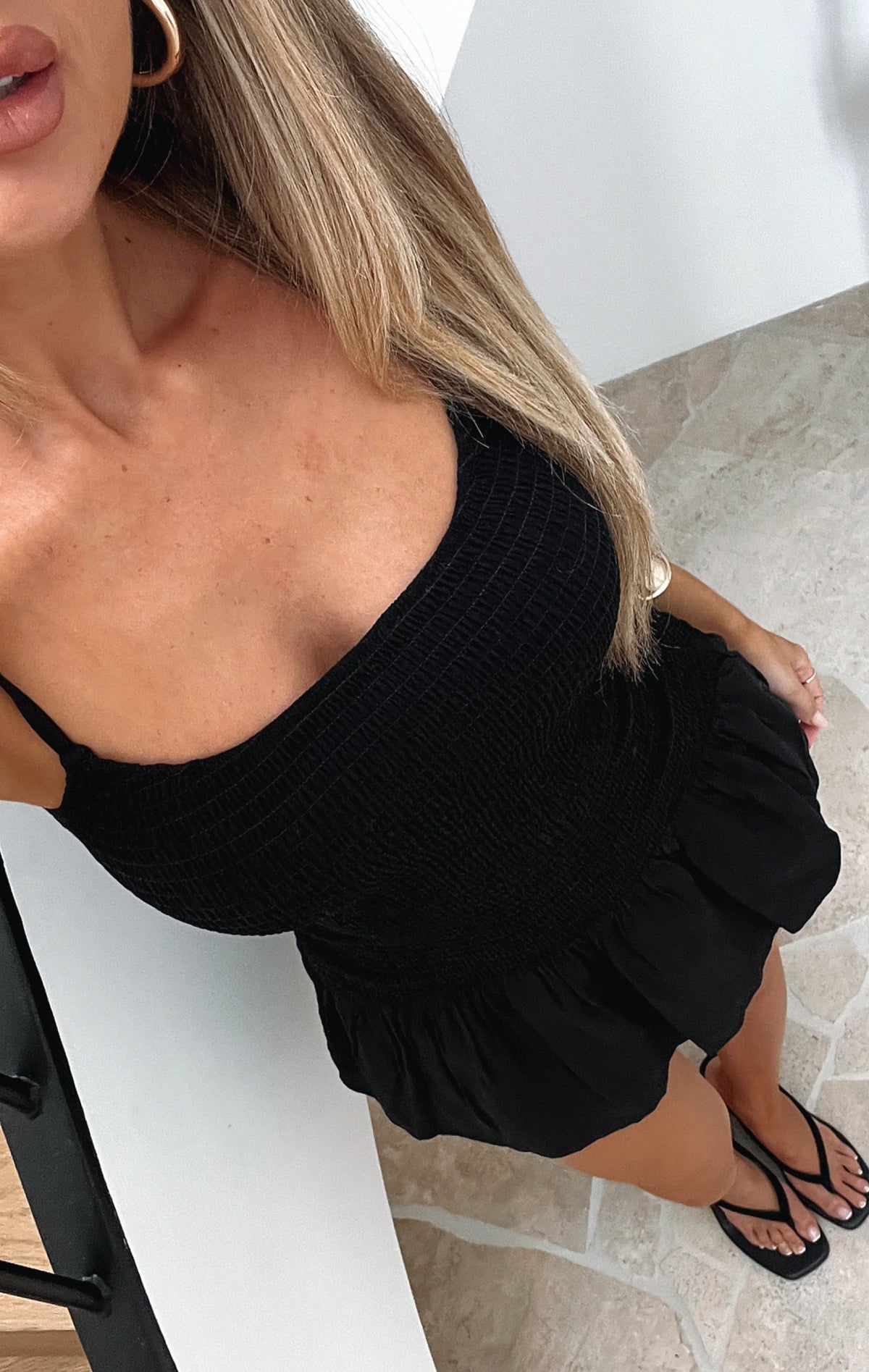 Nothing Is Over Mini Dress Black