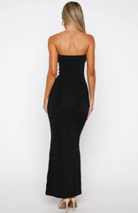 Platinum Maxi Dress Black
