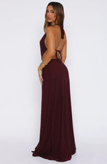 Tuscany Twilight Maxi Dress Plum